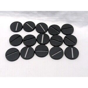 (15) 2011 D&G Round Miniature Base 25mm With Slot